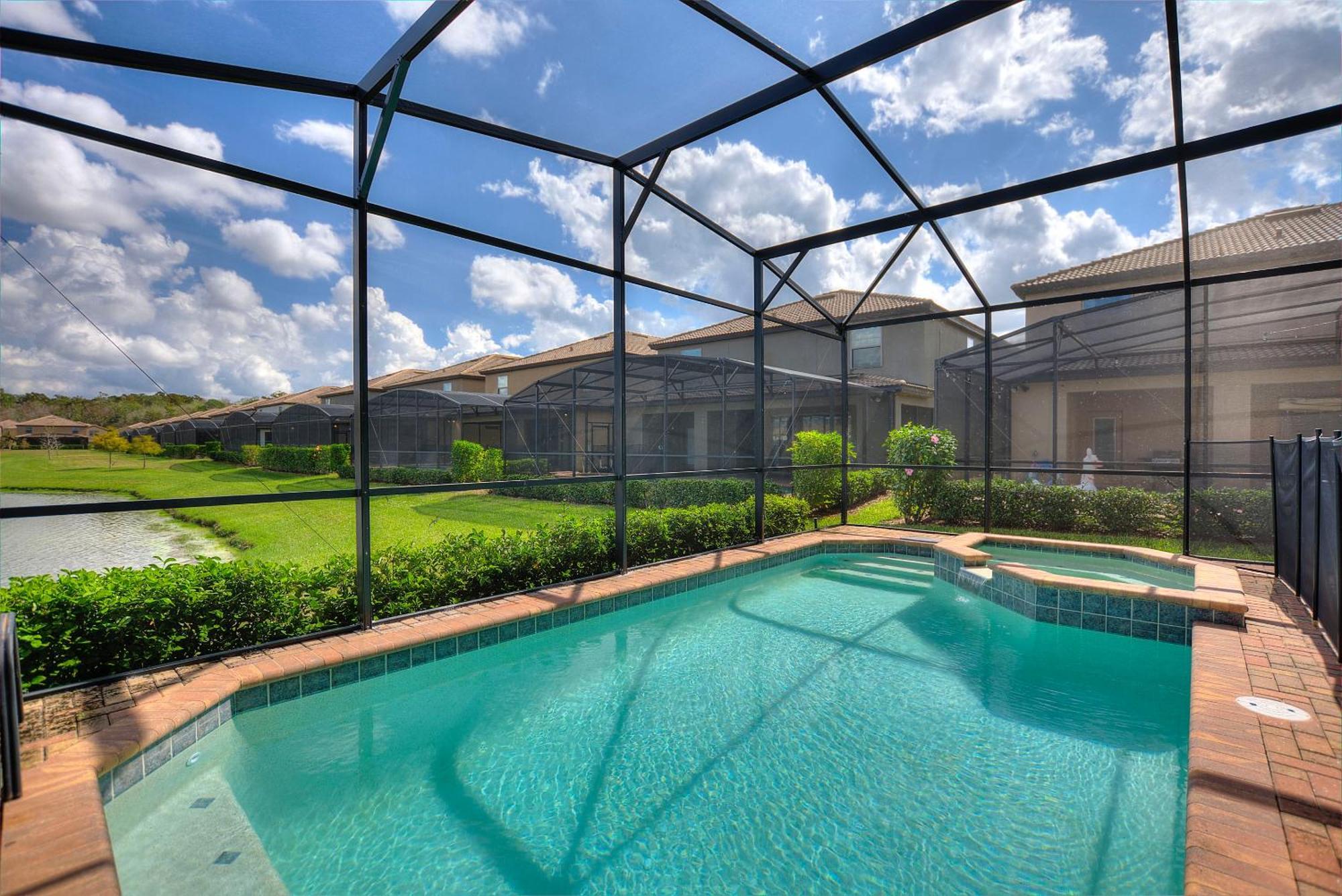 Stylish Cozy Family Getaway With Private Pool And Lake View Kissimmee Eksteriør bilde