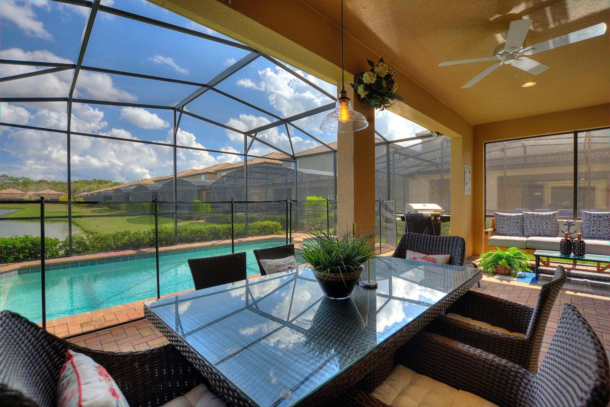 Stylish Cozy Family Getaway With Private Pool And Lake View Kissimmee Eksteriør bilde