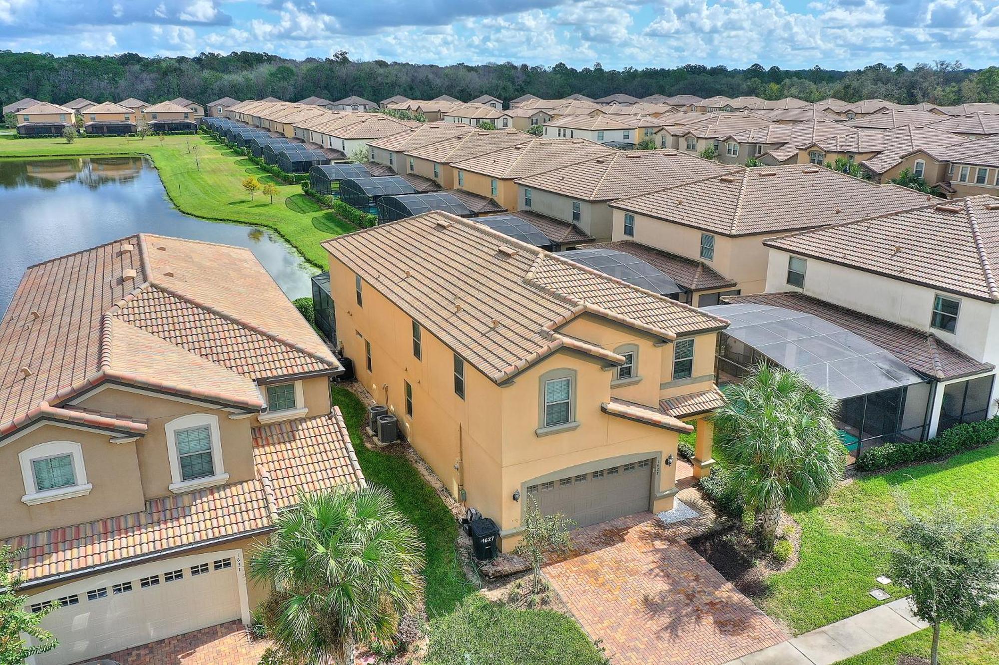 Stylish Cozy Family Getaway With Private Pool And Lake View Kissimmee Eksteriør bilde