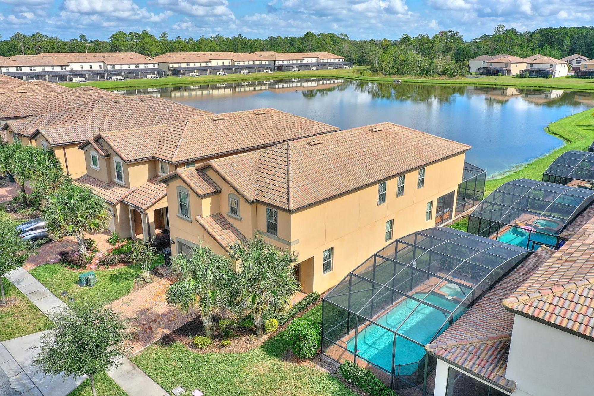 Stylish Cozy Family Getaway With Private Pool And Lake View Kissimmee Eksteriør bilde